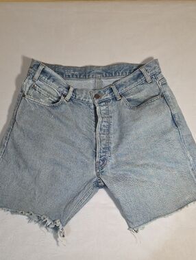 Celine Light Blue Denim Jean Shorts